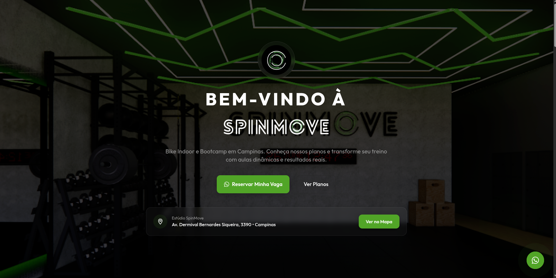 Interface do projeto SpinMove